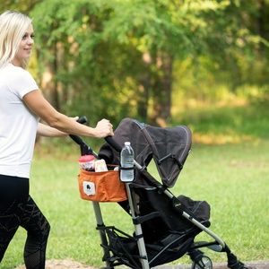 Baby Stroller Bag Organizer with Wioes Dispenser
